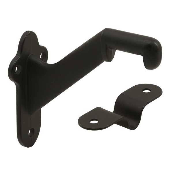 Prime-Line Staircase Handrail Support Bracket, Diecast Zinc Construction, Oil Rubbed Bronze Single Pack MP11232-1